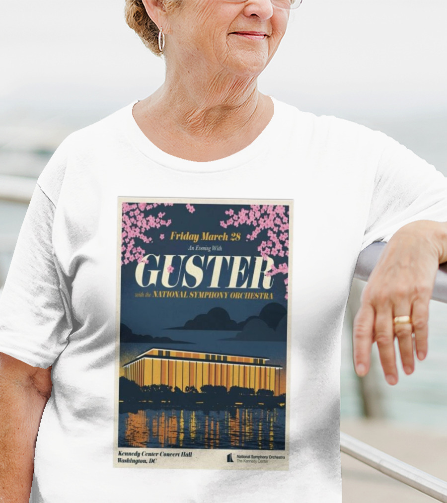 Friday March 28 An Evening With Guster National Symphony Orchestra Kennedy Center Washington DC T-Shirt