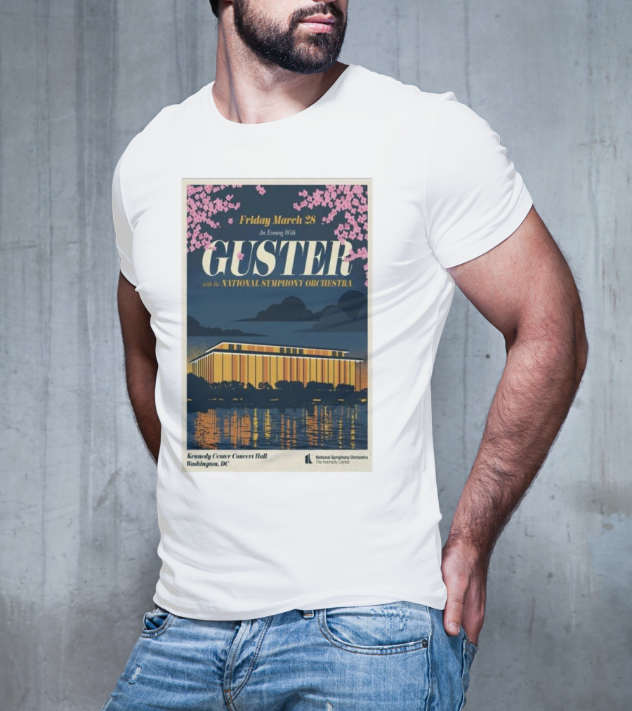 Friday March 28 An Evening With Guster National Symphony Orchestra Kennedy Center Washington DC T-Shirt