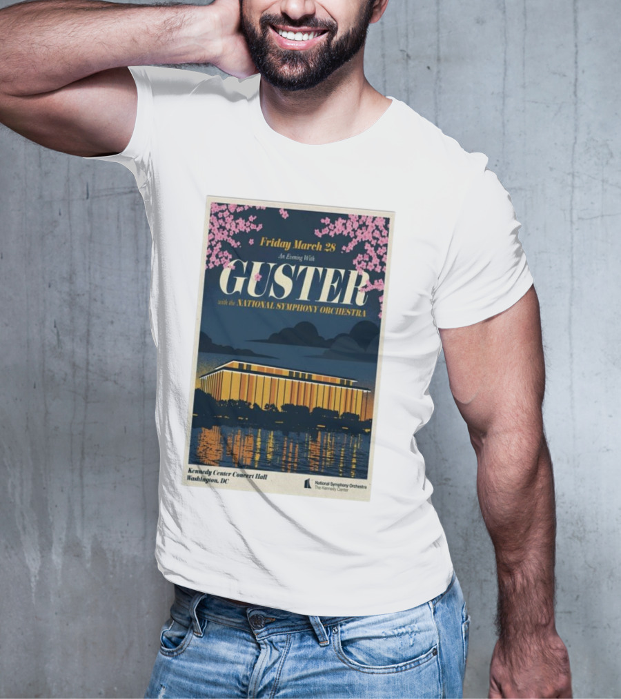 Friday March 28 An Evening With Guster National Symphony Orchestra Kennedy Center Washington DC T-Shirt