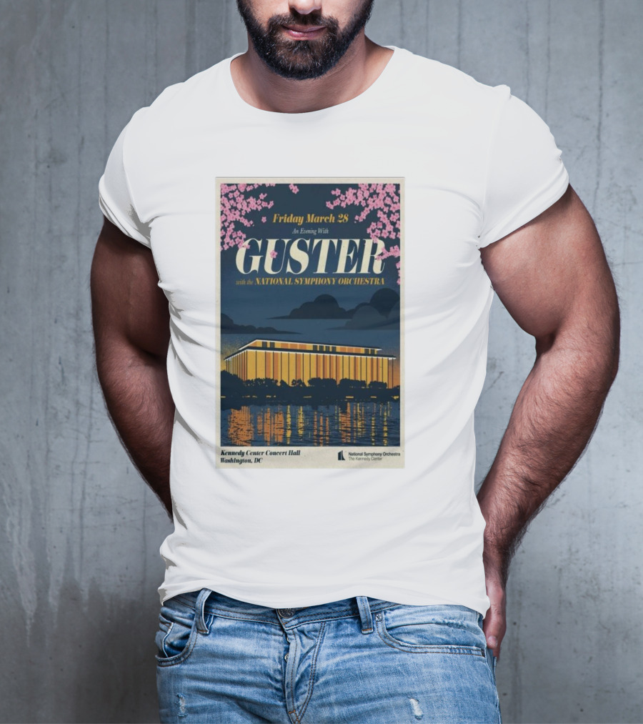 Friday March 28 An Evening With Guster National Symphony Orchestra Kennedy Center Washington DC T-Shirt