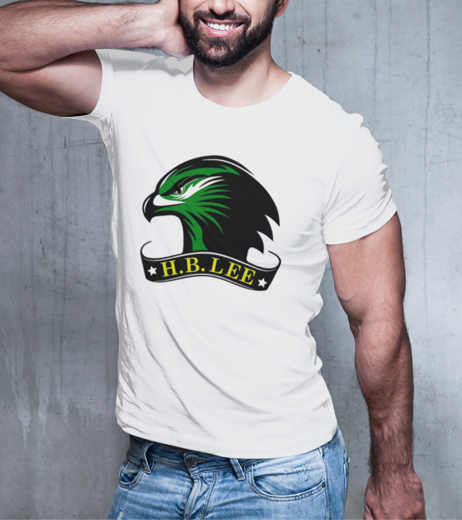 H.B. Lee Green Eagle Emblem T-Shirt