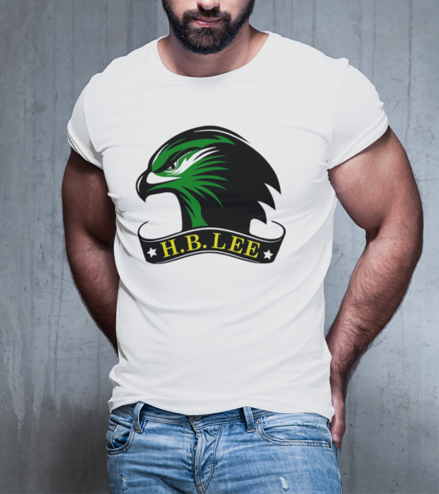 H.B. Lee Green Eagle Emblem T-Shirt