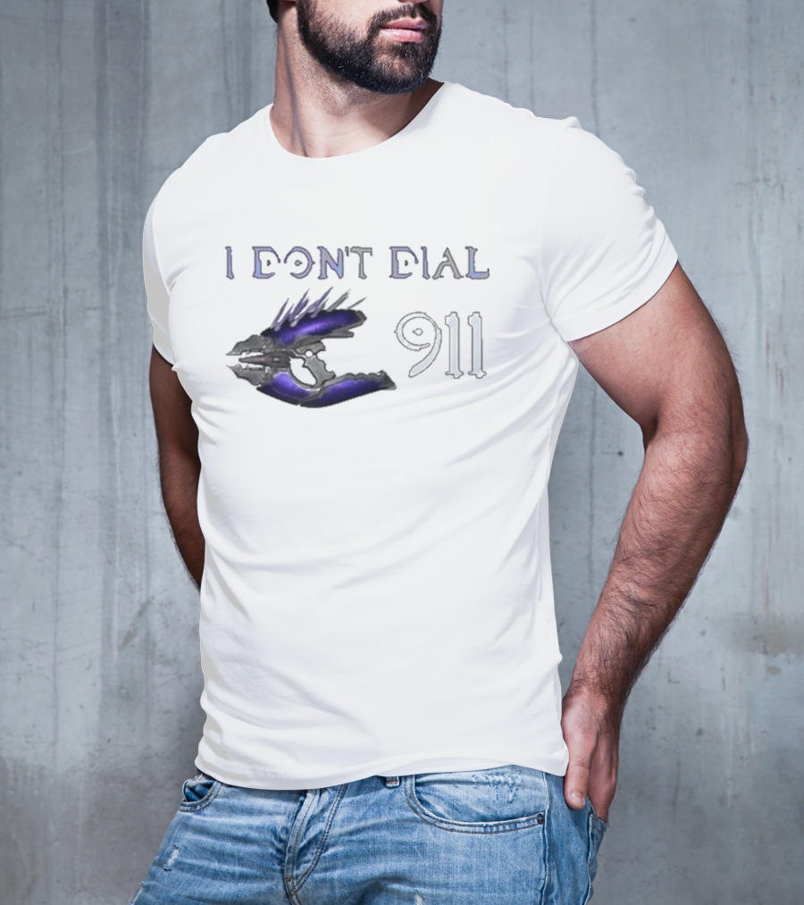 I Don't Dial 911 Halo Needler T-Shirt