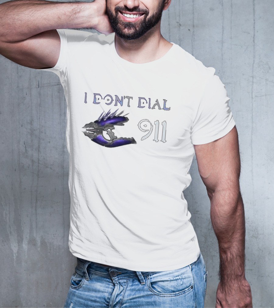 I Don't Dial 911 Halo Needler T-Shirt
