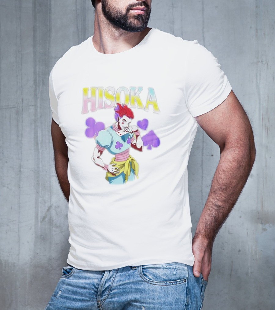 Hisoka Colorful Playing Cards Hunter X Hunter T-Shirt