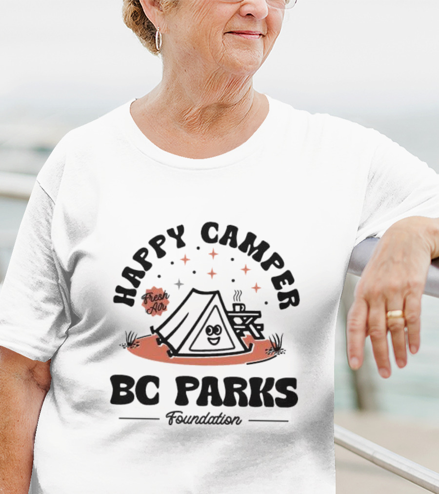 Happy Camper Fresh Air BC Parks T-Shirt