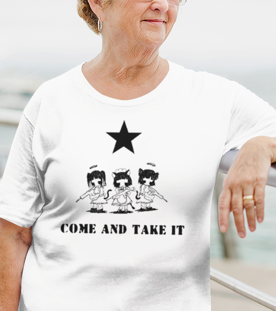 Happy UFO Oekaki Come And Take It T-Shirt