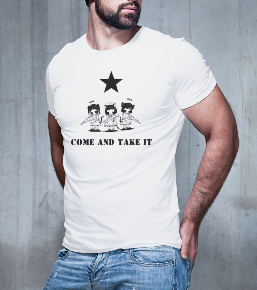 Happy UFO Oekaki Come And Take It T-Shirt