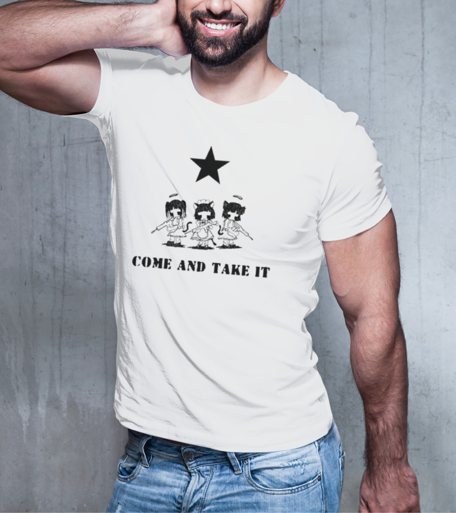 Happy UFO Oekaki Come And Take It T-Shirt