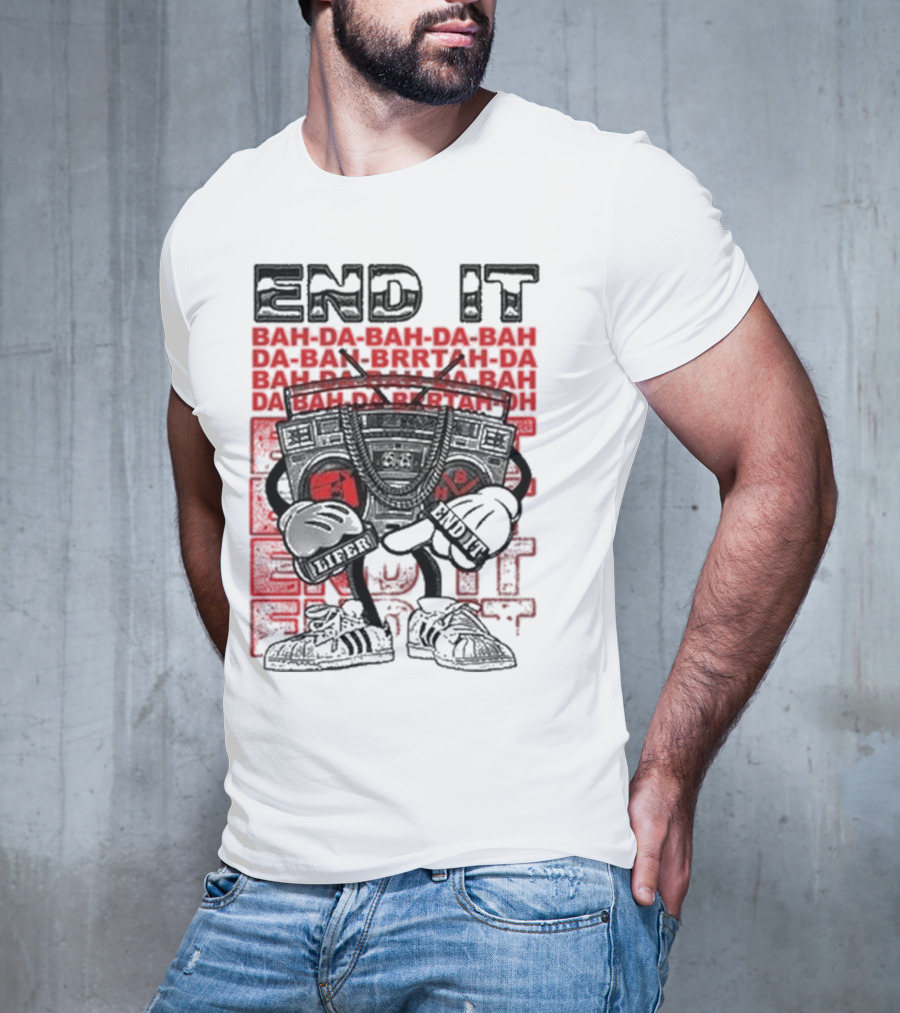End It Holymountainprinting Baltimore Hardcore HB Lifer Ba Ba Ba Ba Ba Ba Ba Ba T-Shirt