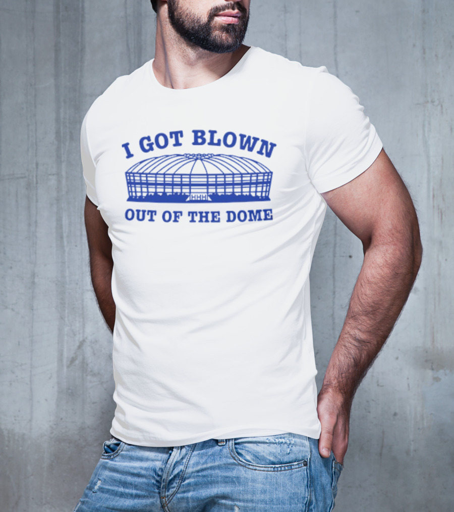 I Got Blown Out Of The Dome Stadium Illustration T-Shirt