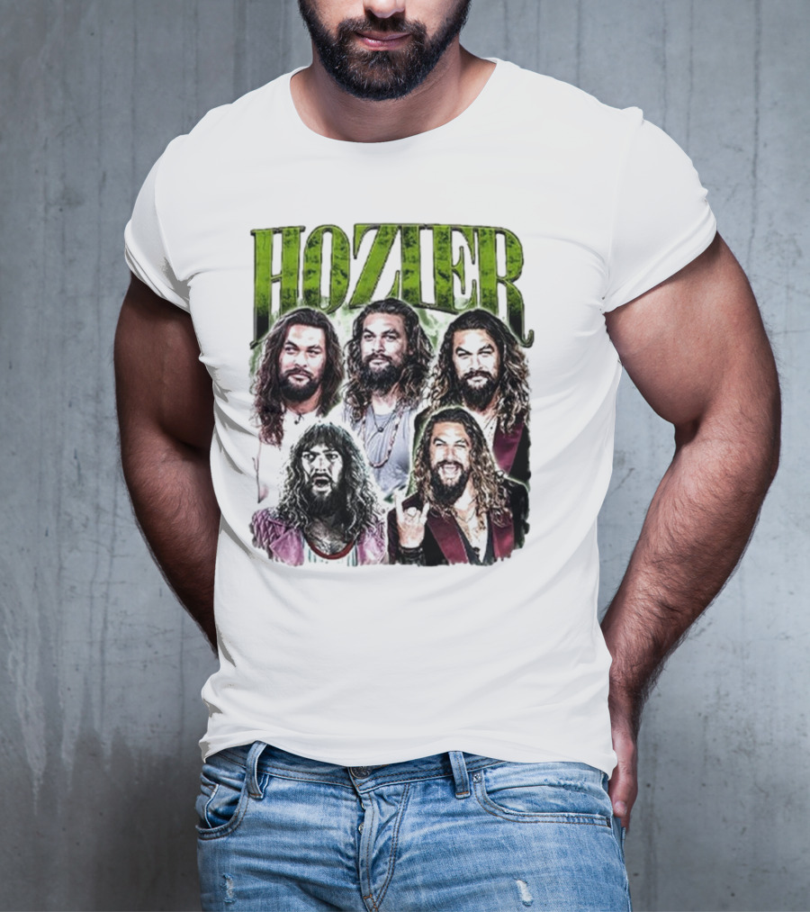 Hozier Jason Momoa Collage T-Shirt