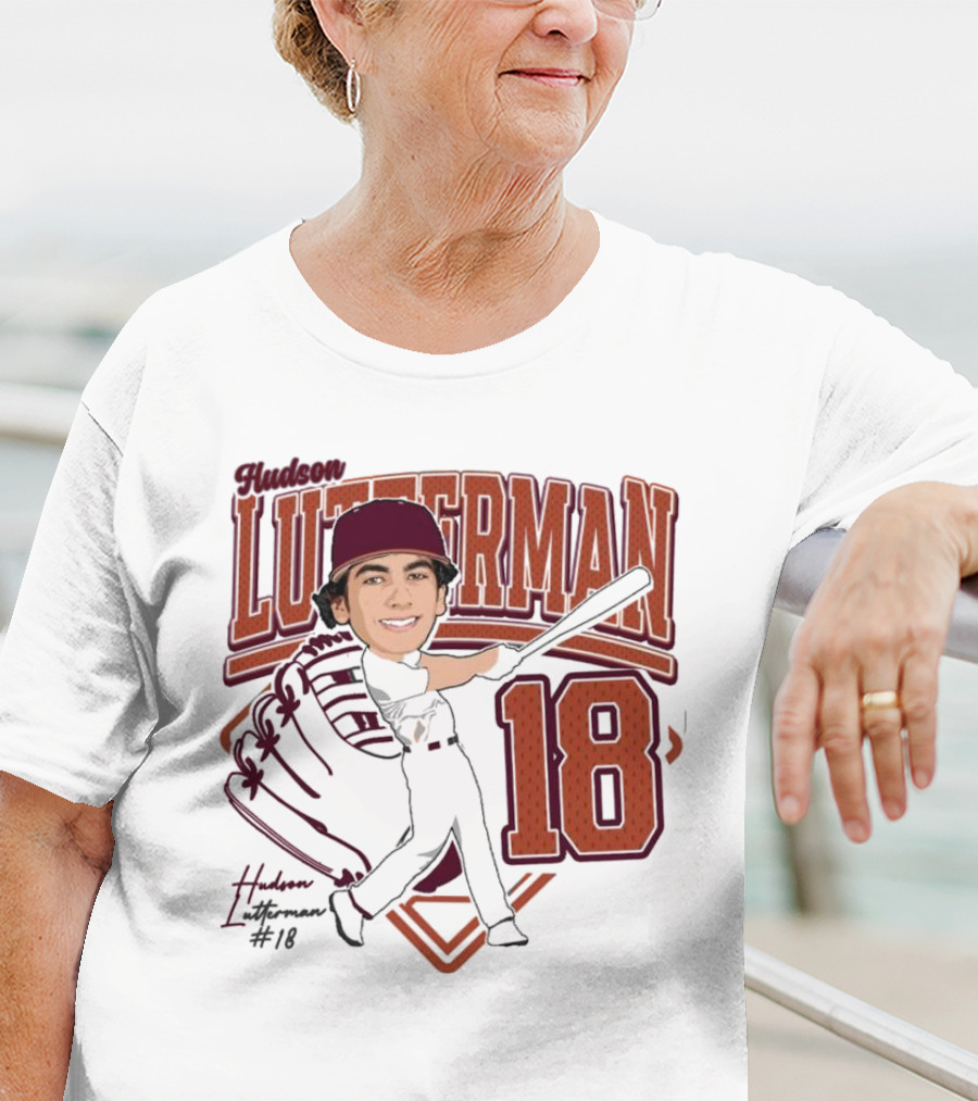 Hudson Lutterman 18 Baseball Player 2025 T-Shirt