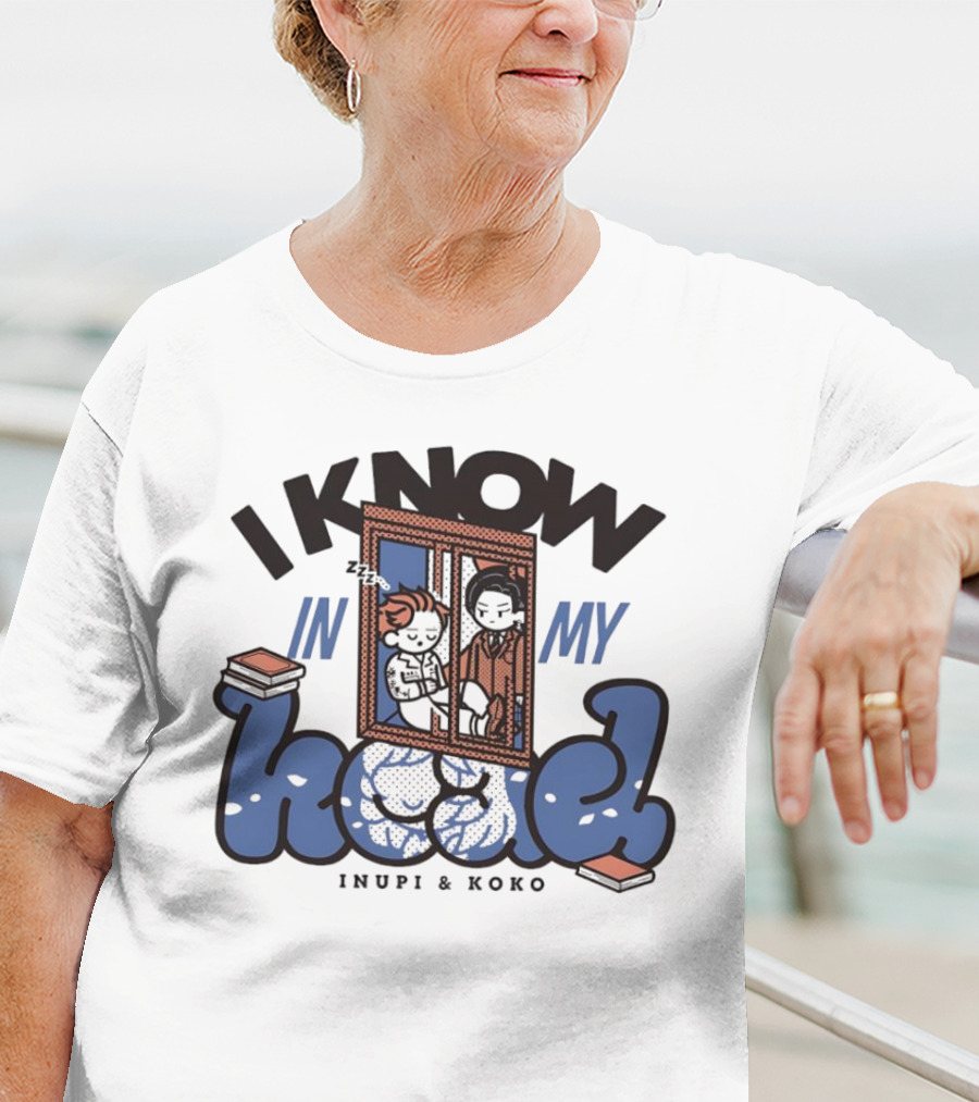 I Know In My Head Inupi And Koko Retro Comic Style T-Shirt
