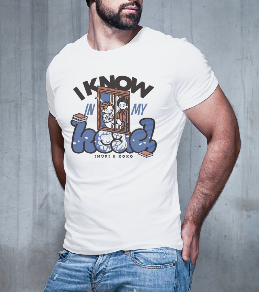 I Know In My Head Inupi And Koko Retro Comic Style T-Shirt