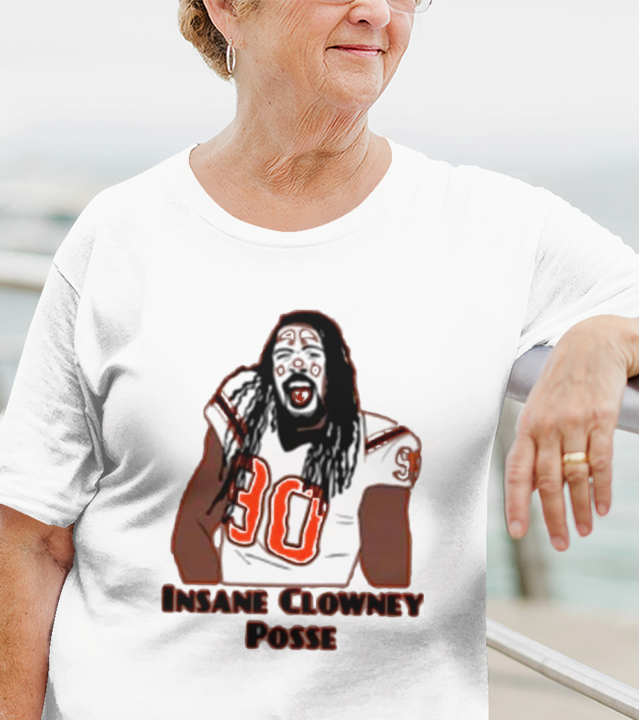 Insane Clowney Posse Player Number 90 Football Themed T-Shirt