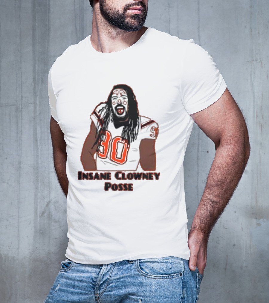 Insane Clowney Posse Player Number 90 Football Themed T-Shirt