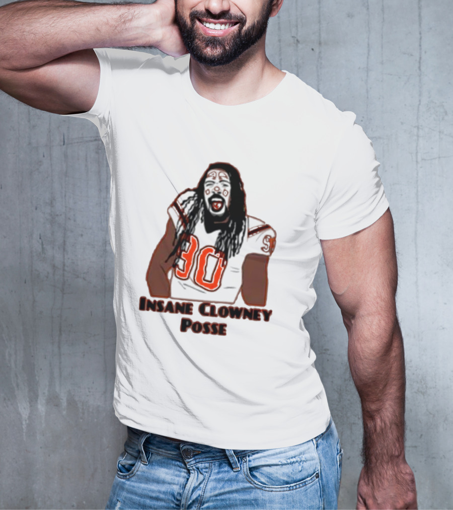 Insane Clowney Posse Player Number 90 Football Themed T-Shirt