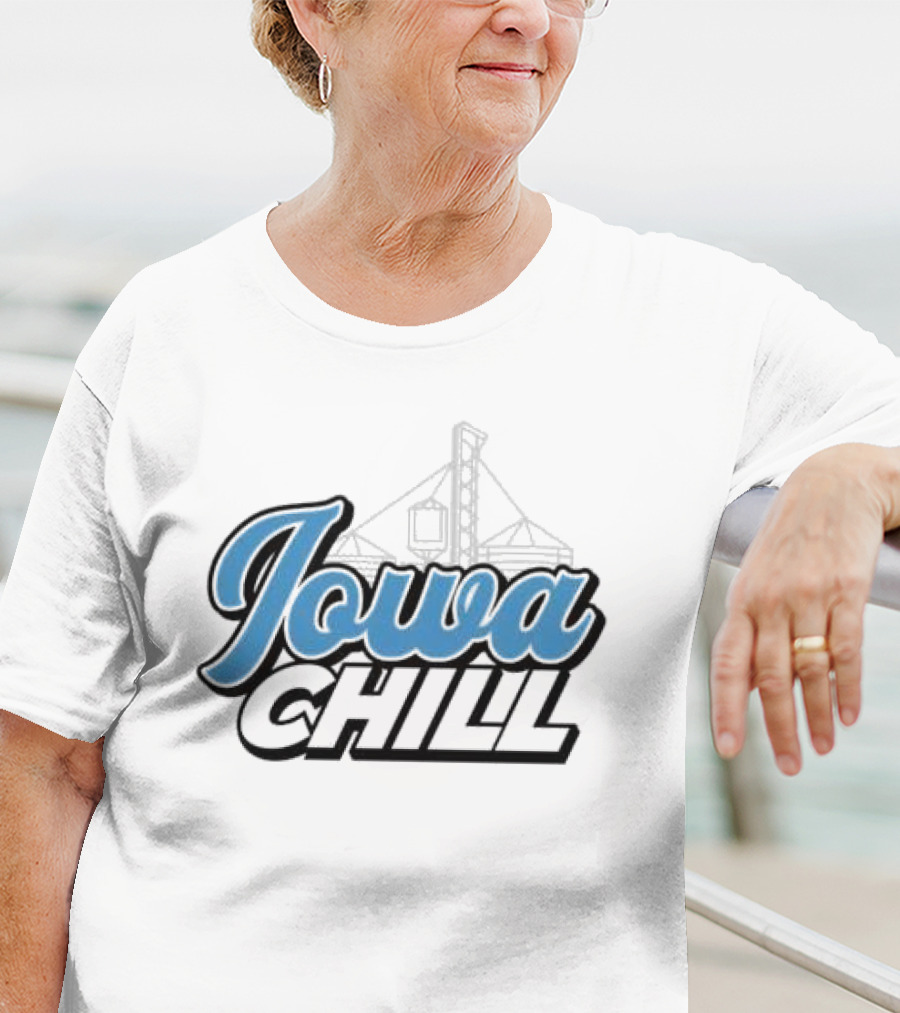 Iowa Chill Beer Coors-Inspired Retro Style T-Shirt