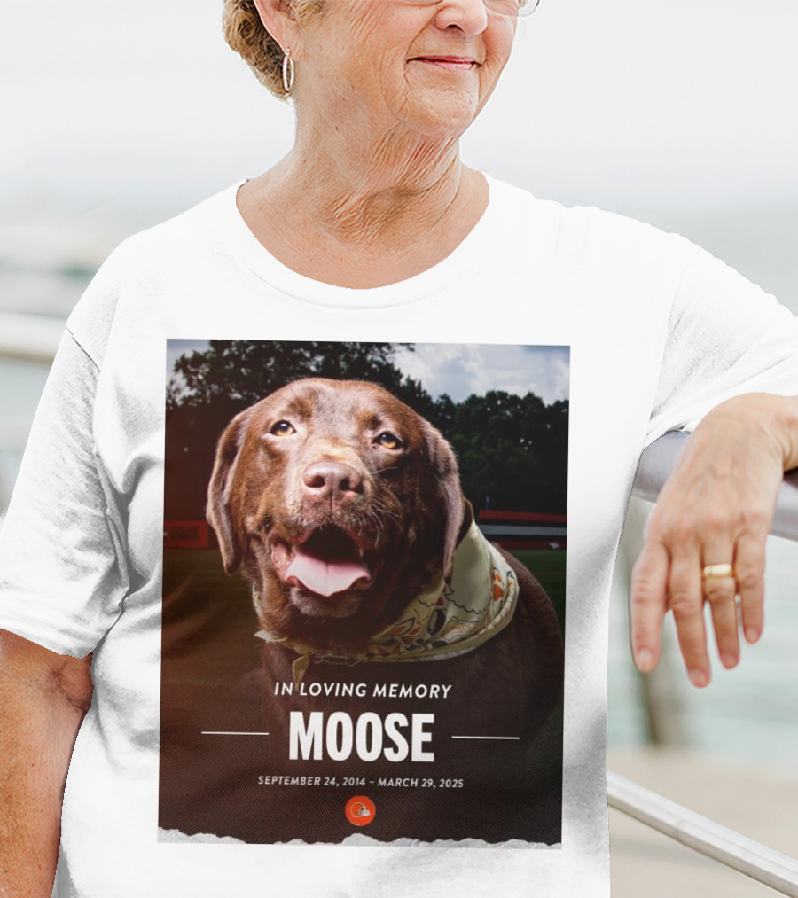 Cleveland Browns NFL In Loving Memory Moose September 24 2014 March 29 2025 Hard Knocks Star T-Shirt