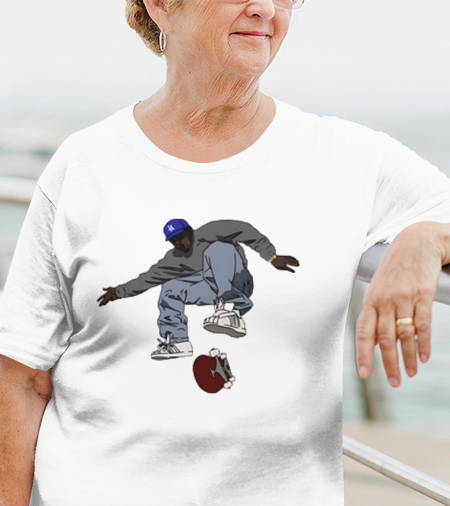 Kareem Campbell World Skateboards 90s Iconic Skateboarding Trick T-Shirt