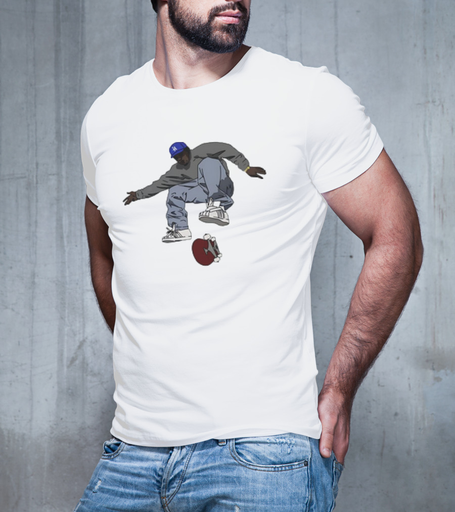 Kareem Campbell World Skateboards 90s Iconic Skateboarding Trick T-Shirt