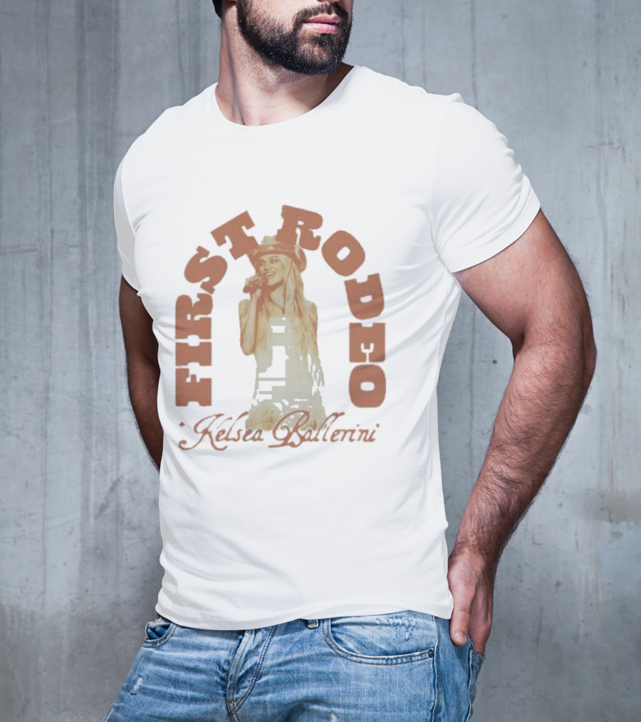 Kelsea Ballerini First Rodeo Cowgirl Hat Microphone T-Shirt