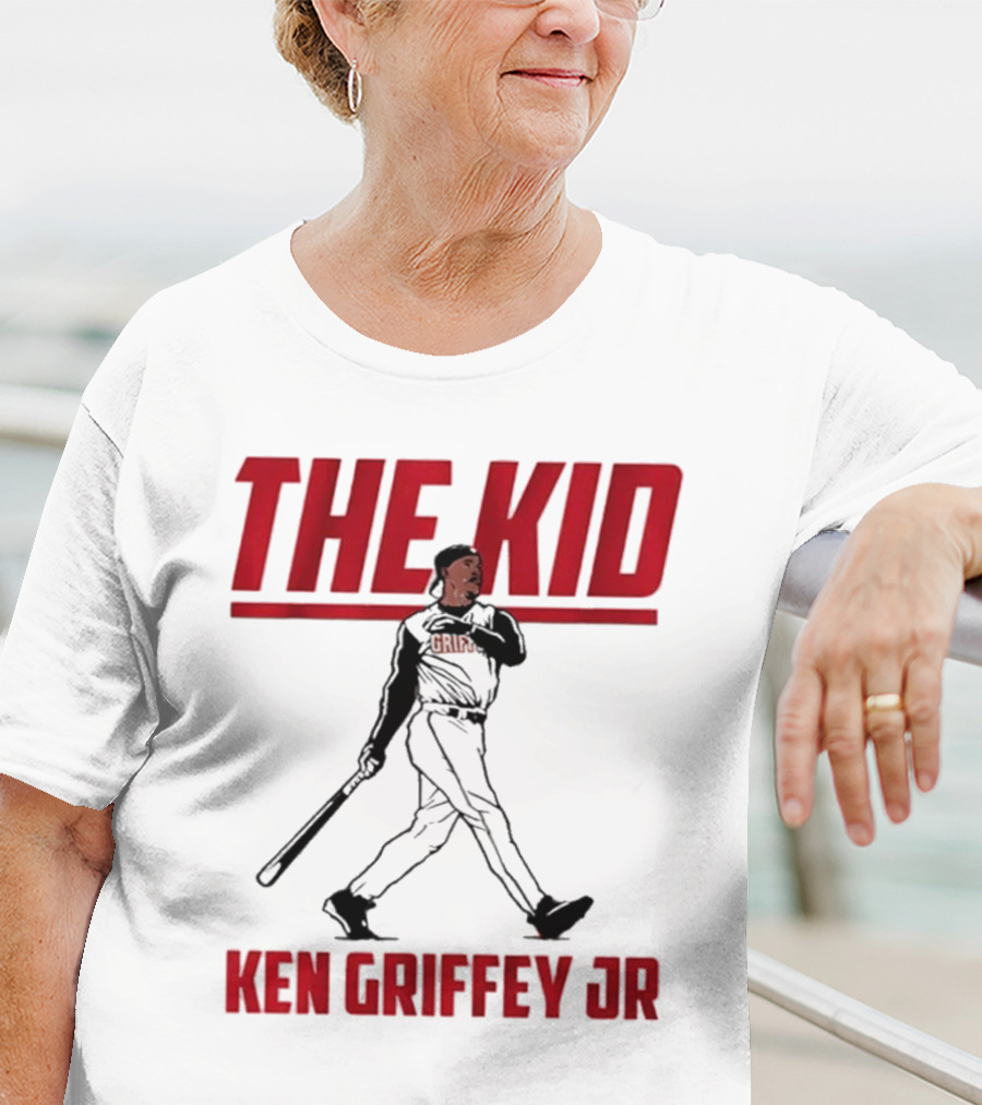 Ken Griffey Jr Cincinnati The Kid Baseball Legend T-Shirt