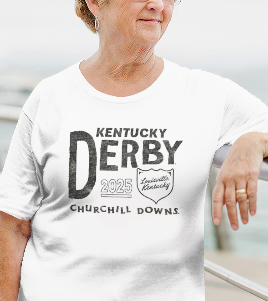 Kentucky Derby 2025 Louisville Churchill Downs Vintage Racing Event T-Shirt