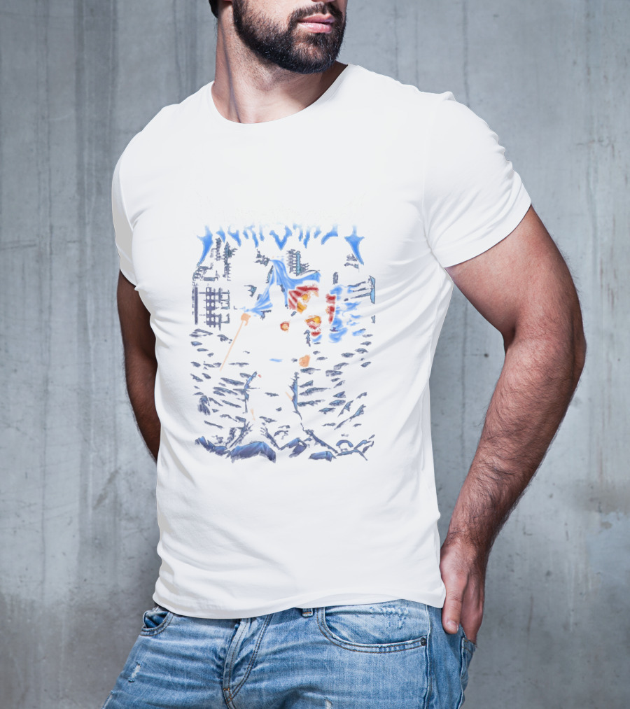 Kera Sakti Kung Fu Hero In Urban Landscape With Staff And Lion T-Shirt