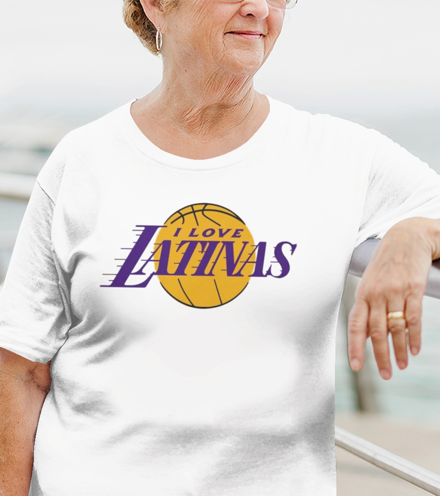 LA Basketball I Love Latinas T-Shirt