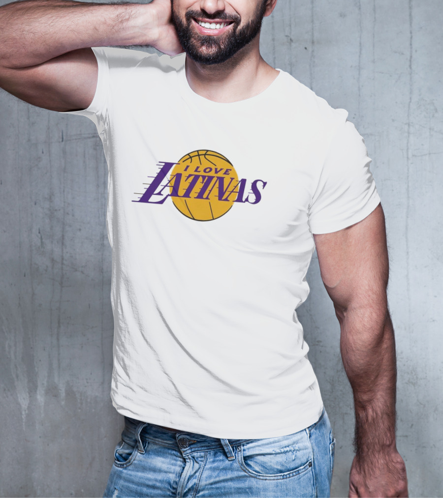 LA Basketball I Love Latinas T-Shirt