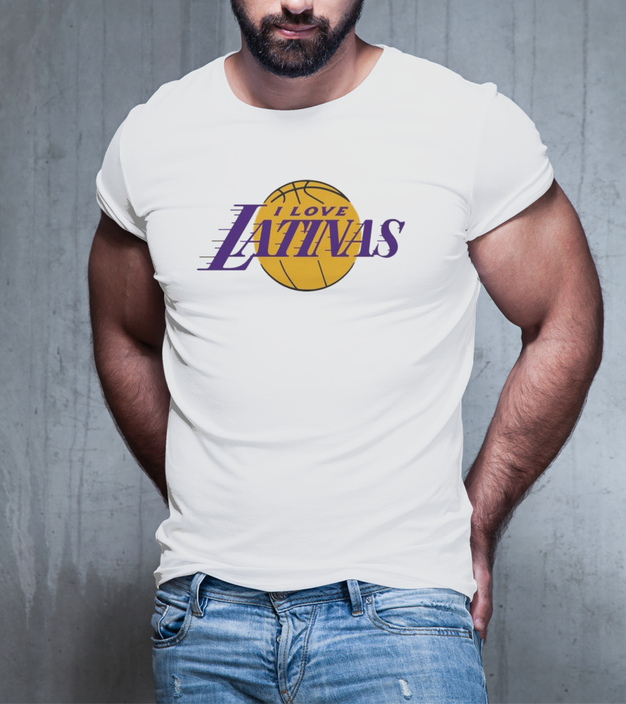 LA Basketball I Love Latinas T-Shirt