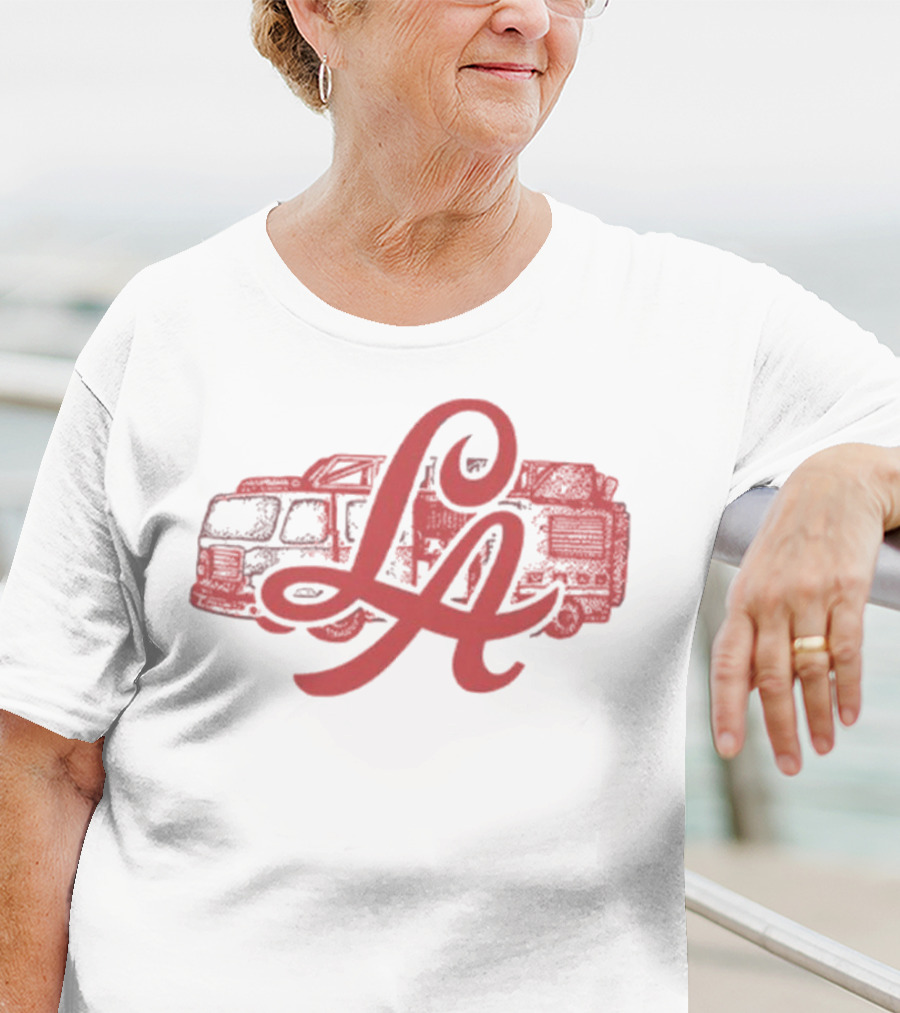 LA Retro Van Road Trip Adventure T-Shirt