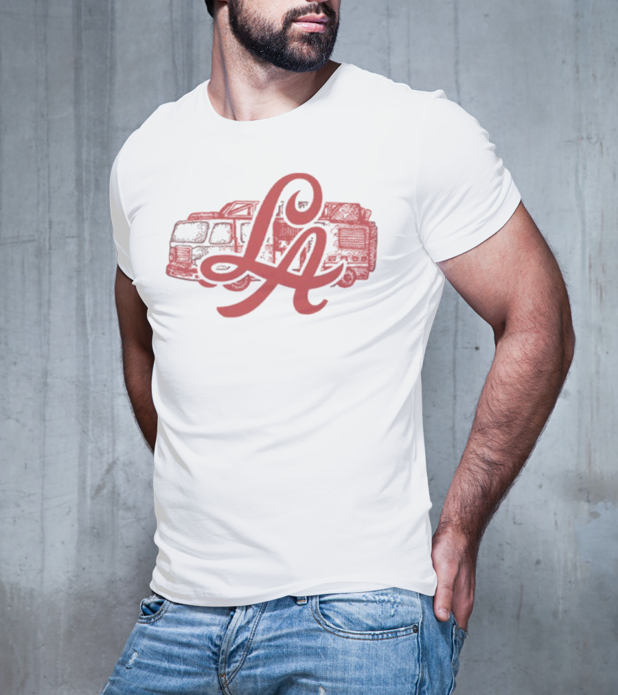LA Retro Van Road Trip Adventure T-Shirt