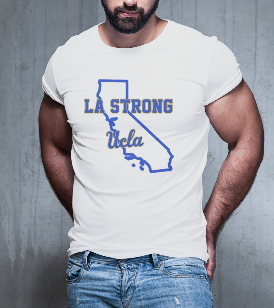 UCLA LA Strong California Outline T-Shirt