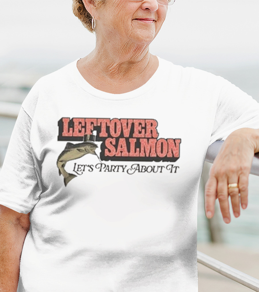 Leftover Salmon Let's Party About It Fish Graphic T-Shirt