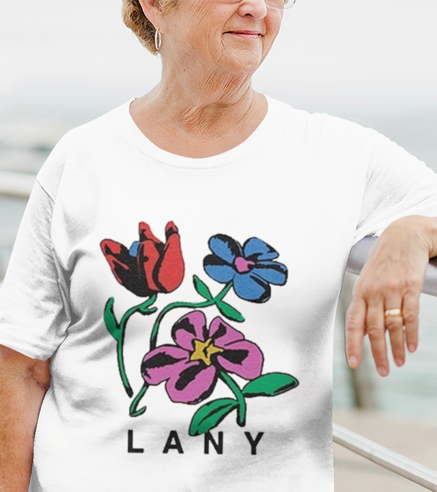 Lany ILYSB Colorful Flowers Artwork T-Shirt