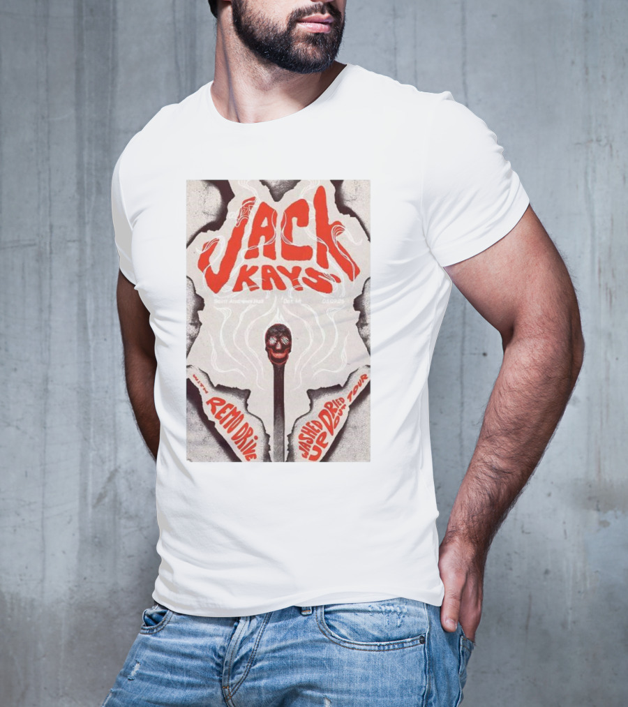 Jack Kays March 9 2025 St. Andrew’s Hall Detroit Featuring Remo Drive Washed Up Dried Up Tour T-Shirt