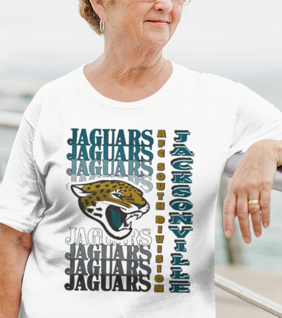 Jacksonville Jaguars AFC South Division Bold Team Spirit T-Shirt