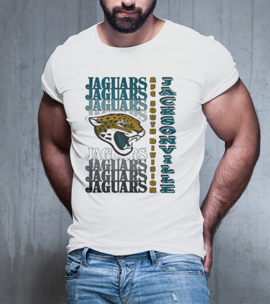 Jacksonville Jaguars AFC South Division Bold Team Spirit T-Shirt