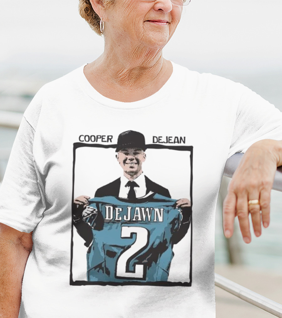 "Cooper DeJean DeJawn Philadelphia Eagles Dark Horse 2" T-Shirt