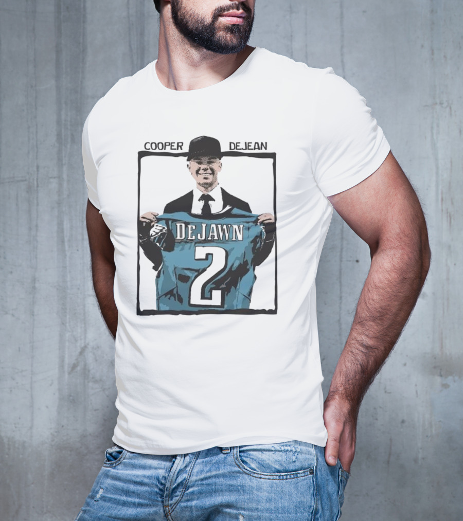 "Cooper DeJean DeJawn Philadelphia Eagles Dark Horse 2" T-Shirt