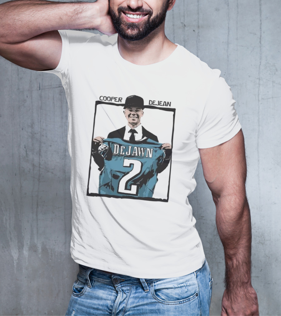 "Cooper DeJean DeJawn Philadelphia Eagles Dark Horse 2" T-Shirt