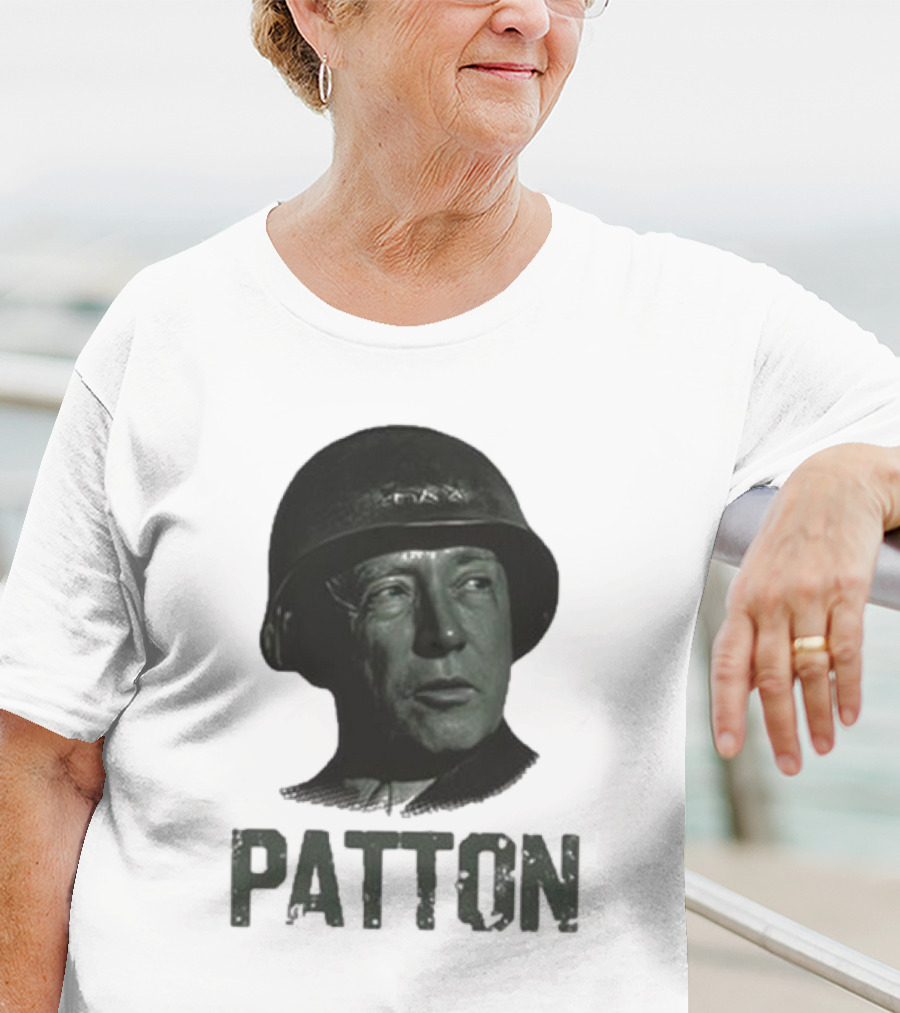 Jake Shields General Patton Helmet Portrait T-Shirt
