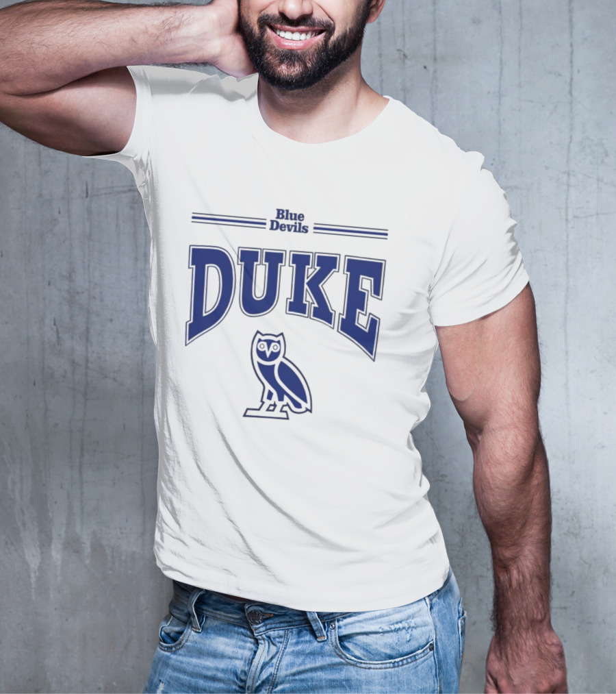 Jayson Tatum Ovo Duke Blue Devils Owl T-Shirt