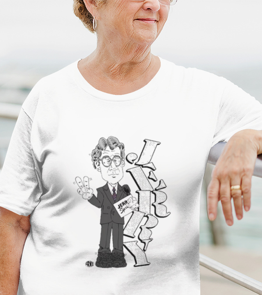 Jerry Tarkanian San Antonio Spurs Frko Basketball Character Cartoon T-Shirt