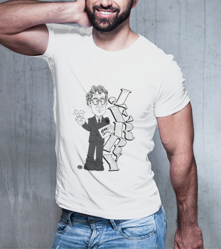 Jerry Tarkanian San Antonio Spurs Frko Basketball Character Cartoon T-Shirt