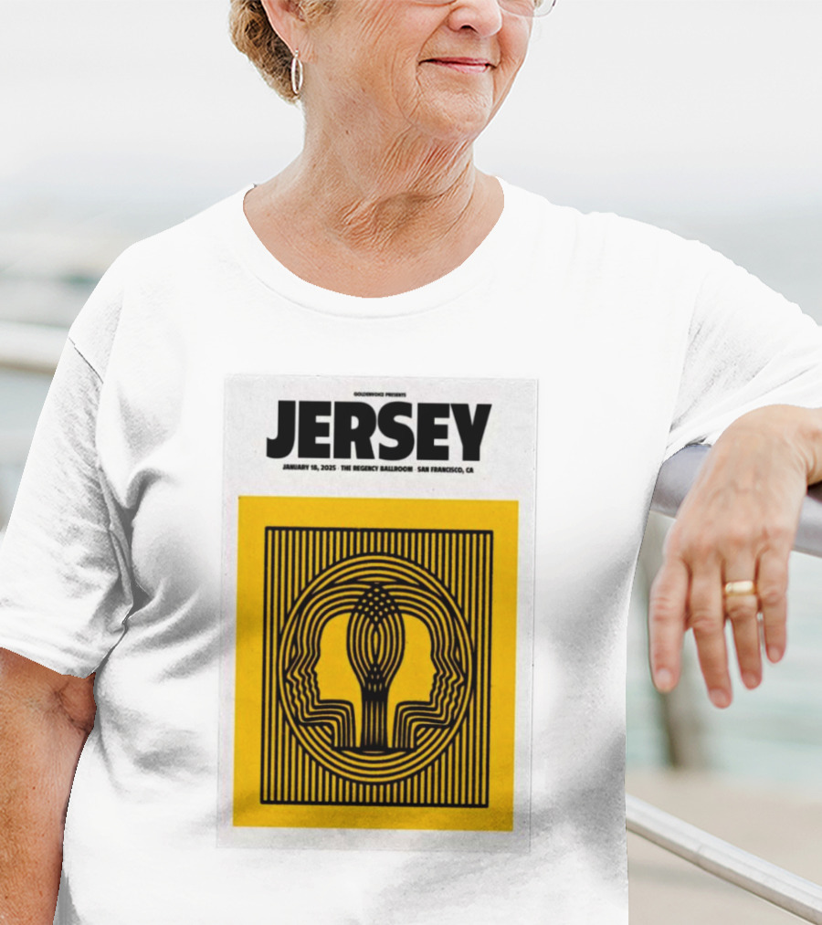 Goldenvoice Presents Jersey January 18, 2025 The Regency Ballroom San Francisco CA T-Shirt