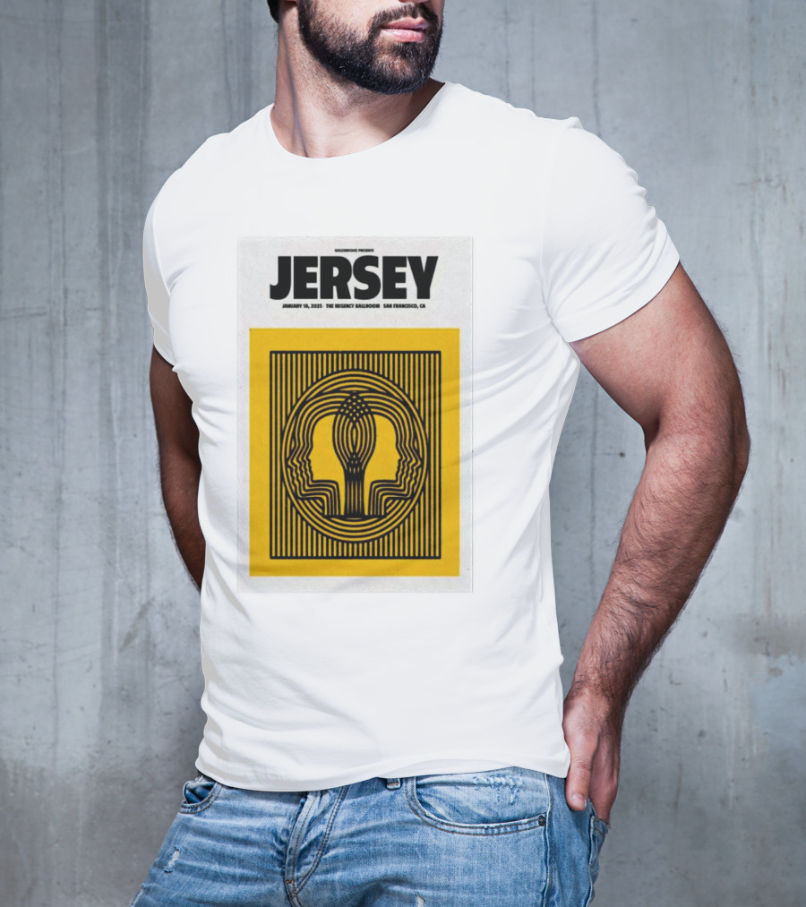 Goldenvoice Presents Jersey January 18, 2025 The Regency Ballroom San Francisco CA T-Shirt